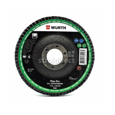 0578785100 Диск ламелен Standart Inox ф125 Р100 Wurth.png