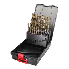 0617400001 Комплект свредла за метал Red Line HSCO  1 -10mm,19бр.  Wurth.jpg