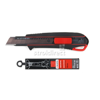 071566118 Макетен нож Wurth 18 мм с 13 бр резервни ножчета.png