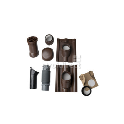 12 Керемида отдушник Дуровент АТИКА  АНТИК ф125 комплект кафява.jpg