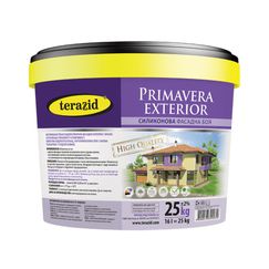 1446 Фасадна боя силиконова Теразид Primavera Exterior 25 кг цвят Бял.png