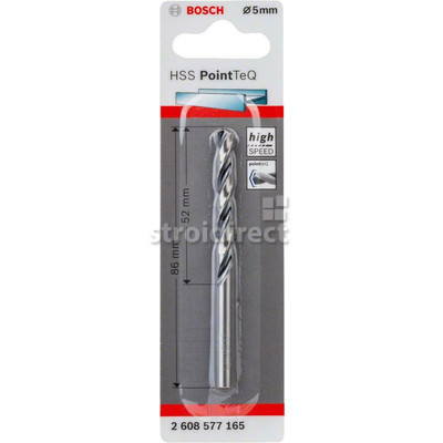 2608577165 Свредло за метал BOSCH HSS Pointteq ф5.jpg