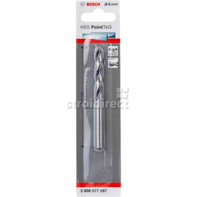 2608577167 Свредло за метал BOSCH HSS Pointteq ф6.png