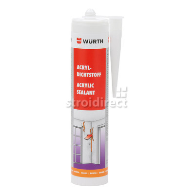 2892402 Акрилен уплътнител Wurth 280 мл. бял.jpg