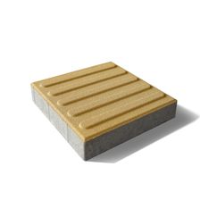 6125 Плочка тротоарна Оптик Тактилна 30 30 6 см. - жълт T водеща.jpg