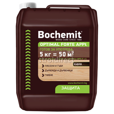 8357 Импрегнант за дърво Bochemit Optimal Forte 5 кг. готов за употреба - кафяв.jpg