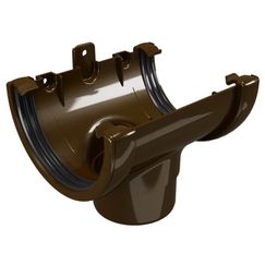 8870 Снадка за улук с дренаж Classic 120 ф80 кафява.jpg